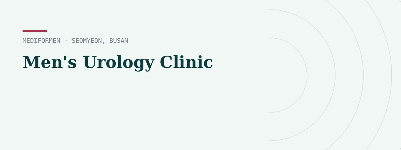 MediForMen clinic location in Seomyeon, Busanjin-gu, Busan