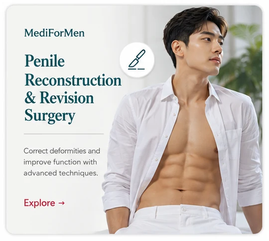 男性器再建・修正|MediForMen泌尿器科クリニック(釜山・西面 Seomyeon, Busan)